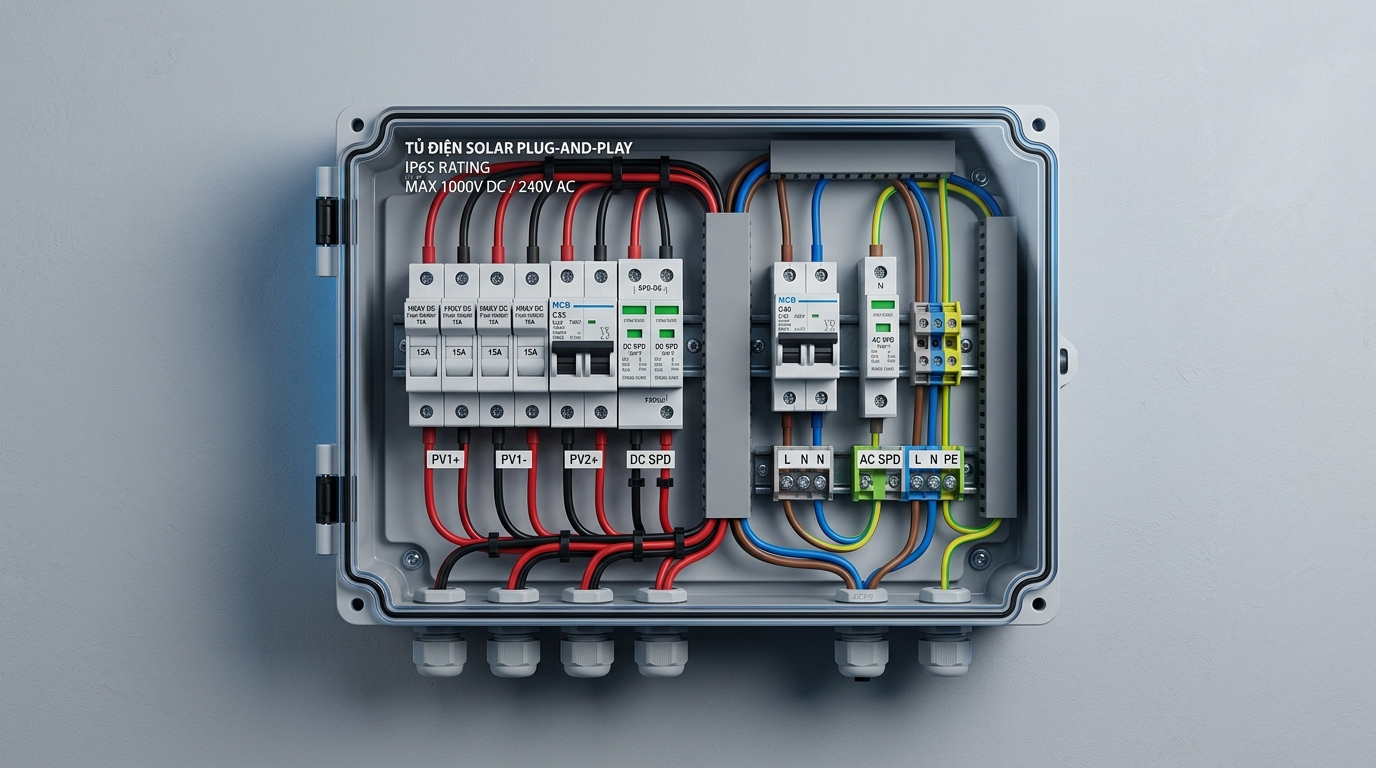 Hình ảnh thực tế thiết bị kinh nghiệm tự mua vật tư điện mặt trời giá sỉ tận gốc về lắp tiết kiệm 30 phần trăm chi phí chất lượng cao