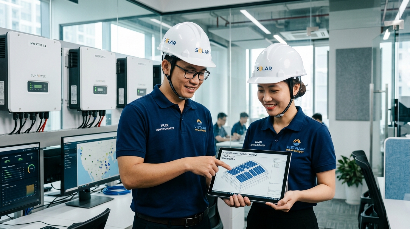 Ứng dụng thực tế kinh nghiệm tự mua vật tư điện mặt trời giá sỉ tận gốc về lắp tiết kiệm 30 phần trăm chi phí tối ưu chi phí cùng vattusolar.com